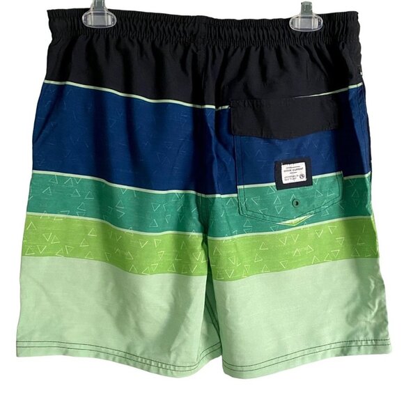 Ocean Current Volley Shorts Swim Trucks Blue Green Men's Medium NEW NWT - Picture 2 of 8